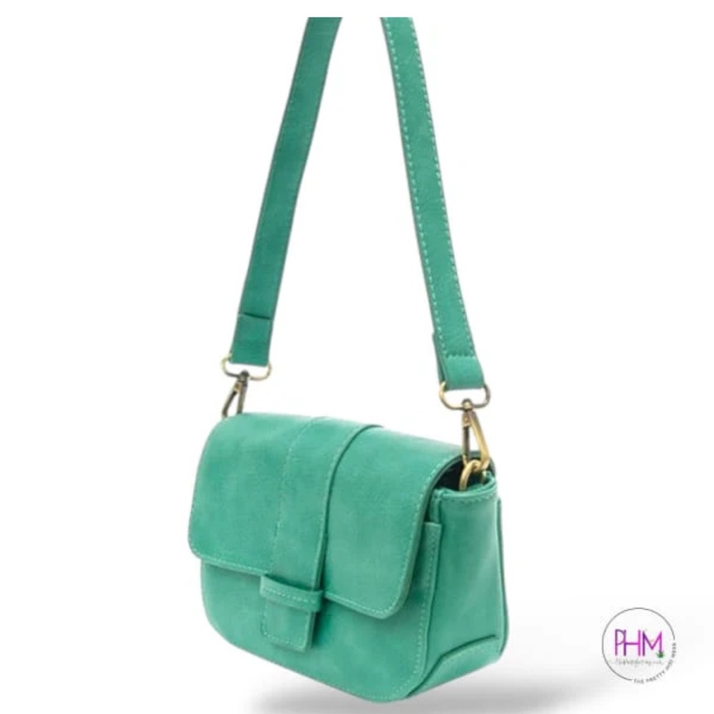 NEW JOY SUSAN “Becca” convertible Green Shoulder Bag NWT